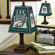 The Memory Company NFL 14" Art Glass Table Lamp