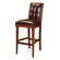 Modus Furniture Hudson Dining Biscuit Back Bar Stool in Mocha (Set of 2)