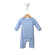 Baby Star Soy Organic Snapsuit in Sky Blue