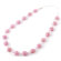 Lucky Clover Jewelry Moonlight Sterling Silver Round Cut Murano Glass Necklace