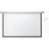 AARCO Motorized Electronically Operated Projection Screen in Matte White