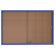 AARCO Enclosed Bulletin Board with Frame and Sliding Doors