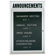 AARCO Enclosed Directory Cabinet with Header
