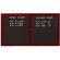 AARCO Enclosed Aluminum Directory with Wood Look Finish