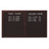 AARCO Outdoor Enclosed Aluminum Directory with Wood Look Finish