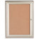 AARCO Enclosed Bulletin Board with Aluminum Waterfall Style Frame
