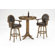 Hillsdale Furniture Warrington Bar Height Table in Rich Cherry