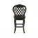 Hillsdale Furniture Braxton 26" Black Leather Swivel Counter Stool