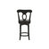 Hillsdale Furniture Corsica 24.5" Swivel Counter Stool with Vinyl Seat in Black