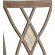 Hillsdale Furniture Brookside Bar Height Glass Bistro Table with Diamond Back Swivel Bar Stools