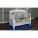 PALI Gala Convertible Crib Set in White