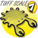 Tuffy's Pet Products King Crab Dog Toy in Yellow