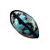 Tuffy's Pet Products Junior Odd Ball Dog Toy in Camouflage Blue