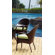 South Sea Rattan Bahia Bistro Wicker Dining Arm Chair
