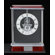 Bey-Berk Madrid Skeleton Clock in Silver