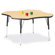 Jonti-Craft KYDZ Toddler Height Activity Table- Four-Leaf (48" Diameter)
