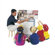 Jonti-Craft Rainbow Accents Big Book Easel - Write-n-Wipe