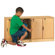 Jonti-Craft ThriftyKYDZ Stacking Lockable Lockers - 4 Sections