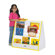 Jonti-Craft 28" H KYDZ Rainbow Accents Book Display Stand - Triangular