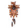 Black Forest Cuckoo Clock with Blue Flowers