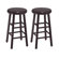 Winsome 24" Swivel Counter Stool in Dark Espresso (Set of 2)