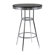 Winsome Summit Pub Table with Metal Legs in Black