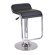 Winsome Oslo Airlift Stool with Swivel Metal Frame Seat in Black