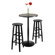 Winsome Obsidian 3 Piece Pub Table Set