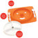 Skip Hop Mate Stay-Put Place Mat and Plate in Orange