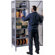 Lyon Workspace Products All-Welded Visible Storage Cabinet with 4 Shelves: 78" H x 24" W x 21" D