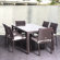 International Home Miami Atlantic 7 Piece Dining Set