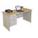 Marvel Office Furniture Pronto Single Pedestal Computer Desk