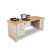 Marvel Office Furniture Pronto 66" Double Pedestal Computer Desk