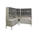 Marvel Office Furniture 120 Adjustable Slot Corner Literature Organizer with Cabinet