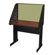 Marvel Office Furniture Pronto Laminate Desk Carrel with Modesty Panel Back