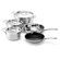 Le Creuset Stainless Steel 8-Piece Cookware Set with Crate
