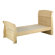 Nexera Alegria Twin Trundle Sleigh Bed in Natural Maple