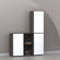 Nexera Allure 36" Storage Cabinet in Ebony
