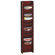 Buddy Products Display Rack, 12 Pockets, 11"x3-3/4"x48", Mahogany