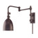Hudson Valley Lighting Monroe 14.75" Swing Arm Wall Lamp in Metal Shade