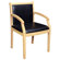 Regency Regent Wood and Leather Guest Side Chair