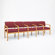 Lesro Lenox Five Seats with Wood Leg