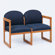 Lesro Classic Two Seats with Arm Sled Base
