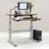 Workrite Ergonomics Sonoma Series Premium Dual Surface Rectangle Desk with Laptop Station (Height-Adjustable)