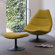 Artifort 585 Chair and Ottoman by Geoffrey Harcourt
