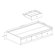 South Shore Willow Twin Mate's Bed Box