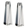 Orrefors Tornado 8.25" Crystal Candlesticks (Set of 2)