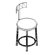 Shain Height Adjustable Stool with Swivel