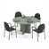 ABCO 60" Diameter T-Mold Round Top Gathering Table with X-Base