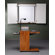 ABCO Mobile Presentation Stand with Optional Wall Cabinet and Projector Screen